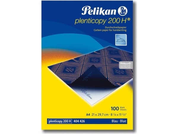 Karbonpapir A4 Pelikan Plenticopy 200 H - til håndskrift 200H (10 ark)