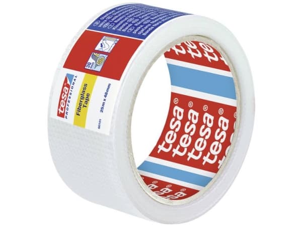 tesa 60101-00000-00 Tekstiltape tesa® Professional Hvid (L x B) 25 m x 48 mm 1 stk