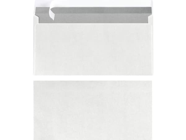 Herlitz 10419307, DL (110 x 220 mm), Valkoinen, Paperi, 75 g/m², 25 kpl