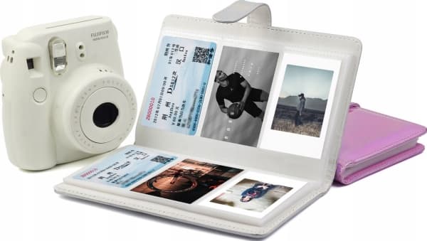 LoveInstant fotoalbum med 96 delar för ögonblicksfoton för Fujifilm Instax-/Polaroidkameror - Rosor