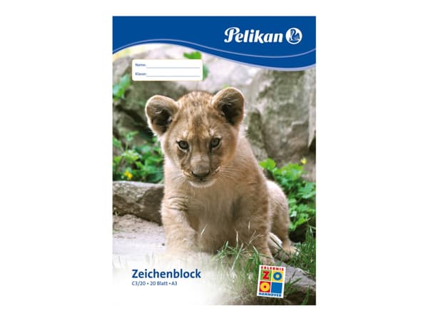 Pelikan 224840, Taidepaperialusta, 100 g/m², 20 arkkia