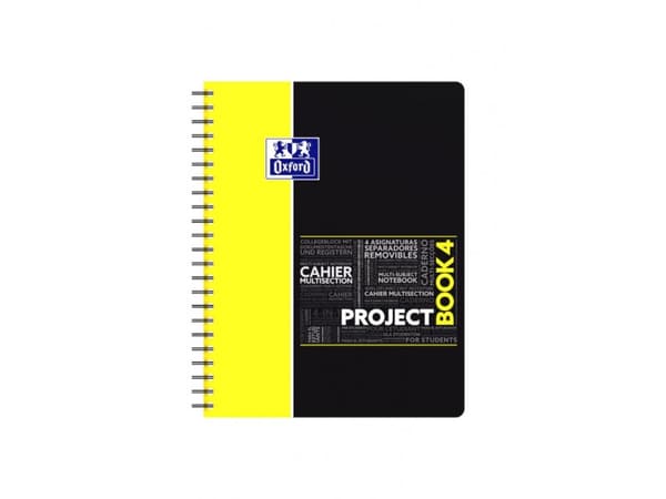 OXFORD PROJECTBOOK STUDEN NOTES 4 SEKTIONER 200 SIDER 235X30 KVADR. 5X5