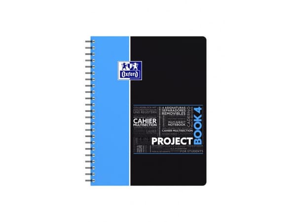 OXFORD PROJECTBOOK STUDEN NOTES 4 SEKTIONER 200 SIDER 235X30 KVADR. 5X5