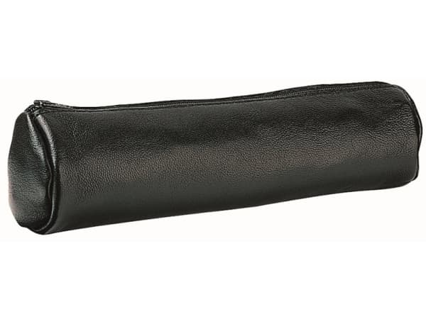 ELBA svart läder - Pennskaft