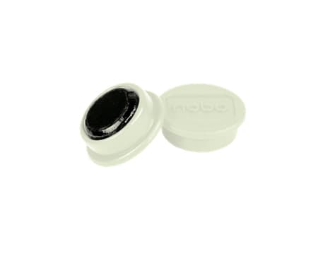 Nobo 1915294, Magnet för skrivtavla, Vit, 24 mm, 16 mm, 24 mm, 120 mm