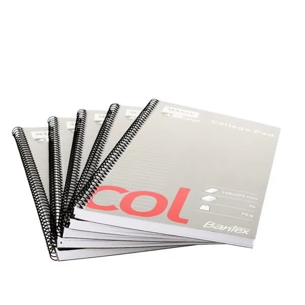 BANTEX COL KOLLEGIEBLOK, 148X295, LINJERET, UHULLET