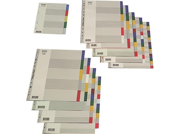 Bantex 1-5 SPACERS BANTEX A4 PLASTIC COLOR 6005