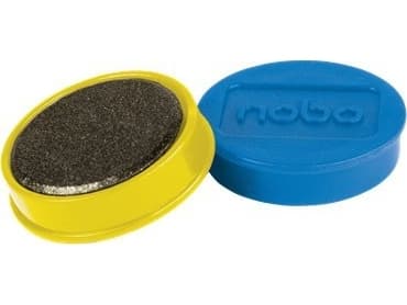 Nobo 1915318, Whiteboard-magnet, Assorterte farger, 38 mm, 20 mm, 38 mm, 190 mm