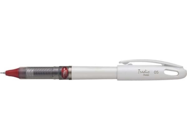 Pentel SHADOW PEN RELEASE BLN115 RED THIN PEN - BLN115W-B