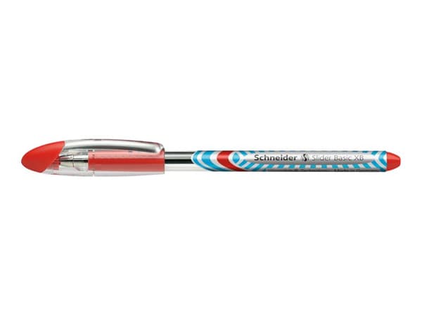 Schneider Slider - Kulepenn - rød - 1.4 mm - ekstra bred