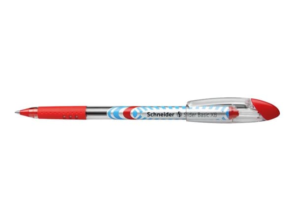 Schneider Slider - Kulepenn - rød - 1.4 mm - ekstra bred