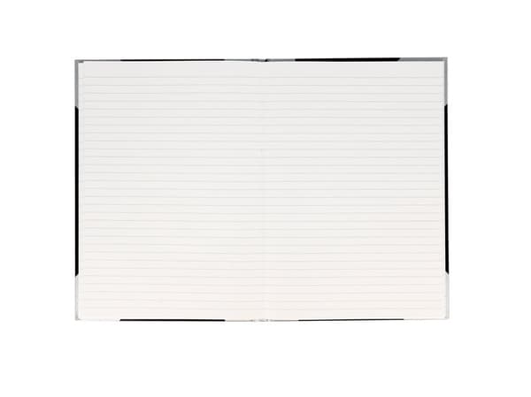 BANTEX NOTES, A4, LINJERET - SORT/SØLV