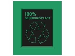 Spandepose Catersource 30 ltr 500x600mm 15 my m/fals komp MDPE 100% genbrug Grøn,15 rl x 50 stk/krt