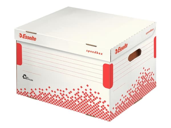 Esselte Speedbox, Punainen, Valkoinen, 500 g, 334 x 392 x 301 mm