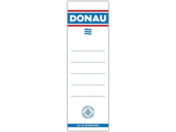 Donau Slide-in etiketter for perm 48x153mm (8370920-09PL)