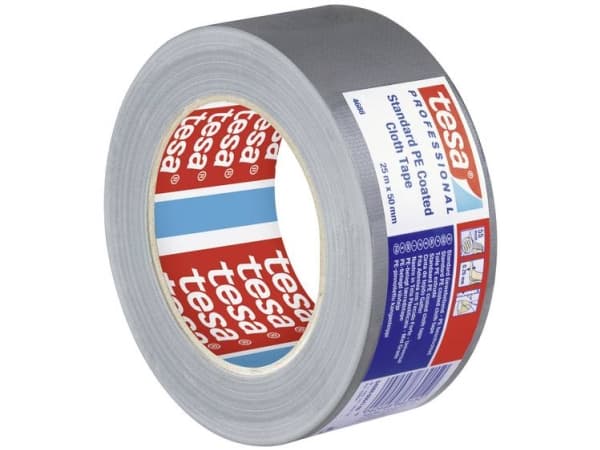 TESA Nastro adesivo plastificata 50 mm x 25 m, 25 m, harmaa, 50 mm