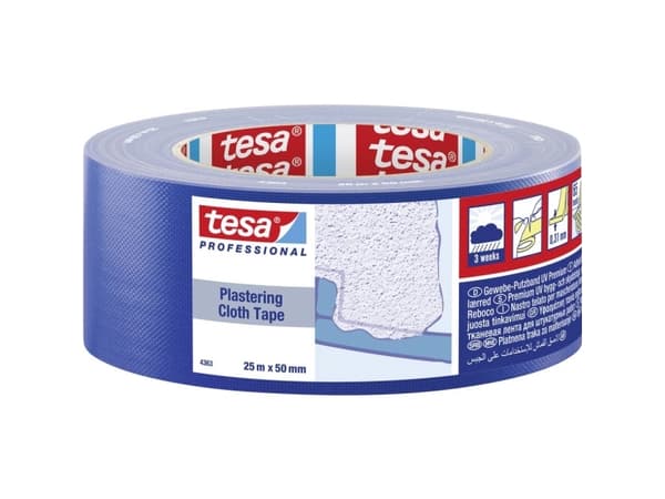 tesa 04363-00001-02 Rengøringstape tesa® Professional Blå (L x B) 25 m x 50 mm 1 stk