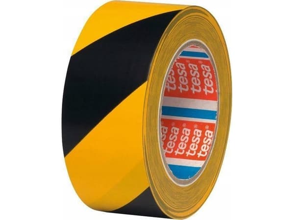 tesa PREMIUM 04169-00063-93 Gulvmarkeringstape tesa® Professional Sort/gul (L x B) 33 m x 50 mm 1 stk 1 stk
