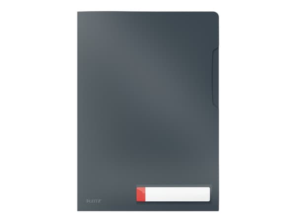 Leitz Cosy Privacy - Lommemappe - for A4 (210 x 297 mm) - kapasitet: 40 ark - fløyelsgrå