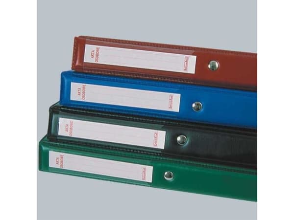 Biurfol Personlig mapp A4/2R, PVC, marinblå (BF1121)