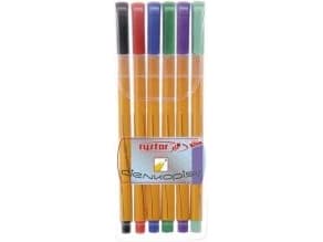 Rystor Fineliner RC-04 ABCDVS 6 st