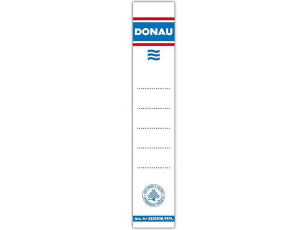 Donau Slide-in etiketter for perm 28x153mm (8350920-09PL)