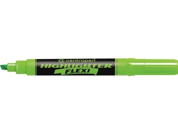 Centropen TEXTMARKER CENTROPEN 8542 GRØNN FLEXI HIGHLIGHTER SOFT TIP