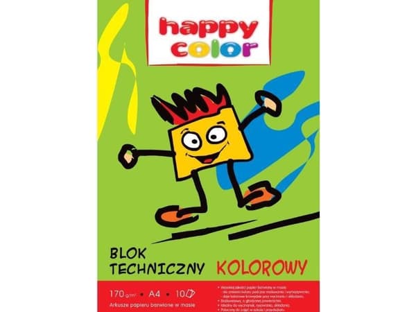 Happy Color Tekninen lohko A4 10k väri