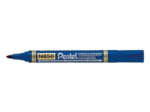 Pentel Permanent Marker N850 round tip blue (42K053C)