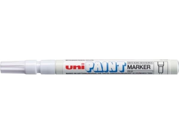 Uni Mitsubishi Pencil Oljemerke PX21 hvit (UN1053)