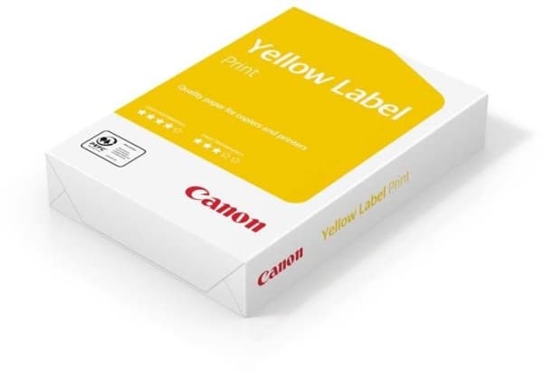 Canon Yellow Label Print, Laser-/Mustesuihkutulostus, A4 (210x297 mm), 500 arkkia, 80 g/m², Valkoinen