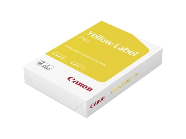 Canon Yellow Label Print, Laser-/Mustesuihkutulostus, A4 (210x297 mm), 500 arkkia, 80 g/m², Valkoinen