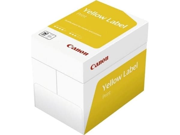 Canon Yellow Label Print, Laser-/Mustesuihkutulostus, A4 (210x297 mm), 500 arkkia, 80 g/m², Valkoinen