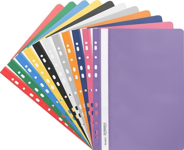 BIUR-FOL PLASTPINDER MED PERFORERING BIURFOL A4 BLÅ 20 STK