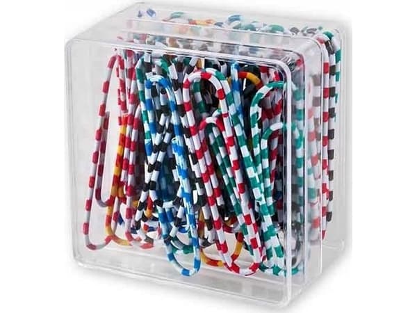 Victory Office Product VICTORY OFFICE CINTERS 50MM 30 FÖRPACKNINGAR Rund ZEBRA MIX FÄRG PLASTIKHÅLL