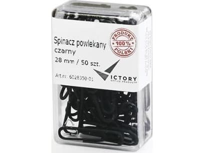 Victory Office tuote VICTORY OFFICE COLLAR CUPS 28MM 50 PAKKAUS PAKKAUS KANSSA Lajitelma muovipakkaus