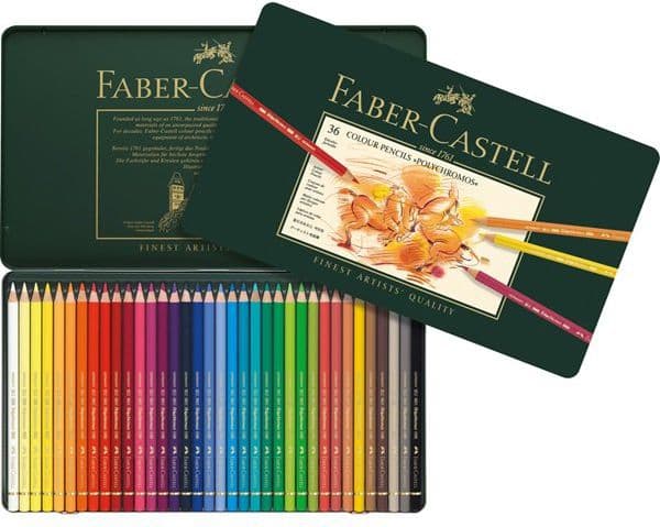 Faber-Castell Polychromos - Fargeblyant - 3.8 mm (en pakke 36)