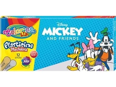 Patio Plastelina 12 kolorów Colorino Kids Mickey
