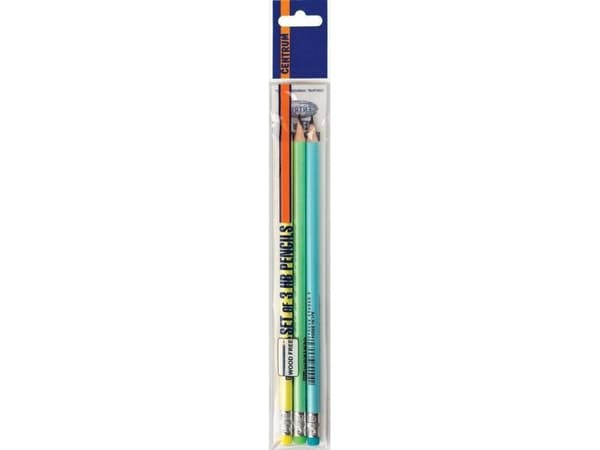 Centrum Sharpened round pencils with eraser CENTRUM 89005 HB 3pcs