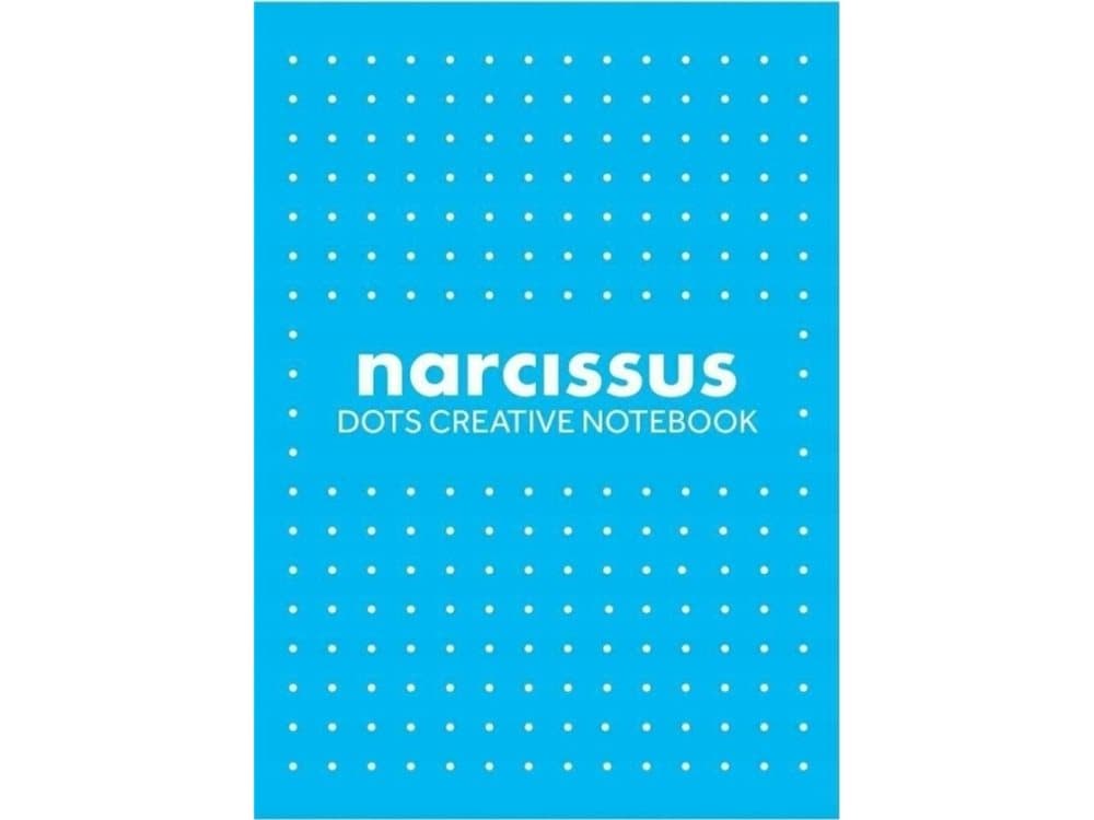 Narcissus Notebook A5/56K blue dots (6 pcs) NARCISSUS