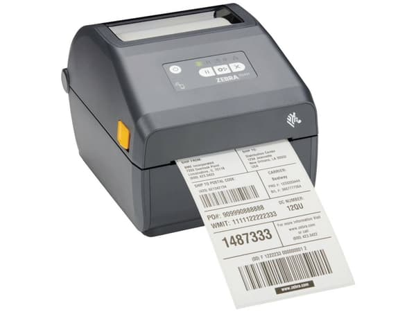 Zebra ZD421d - Etikettskrivare - direkt termisk - Rulle (10,8 cm) - 203 dpi - upp till 152 mm/sek - USB 2.0, USB-värd, LAN - grå