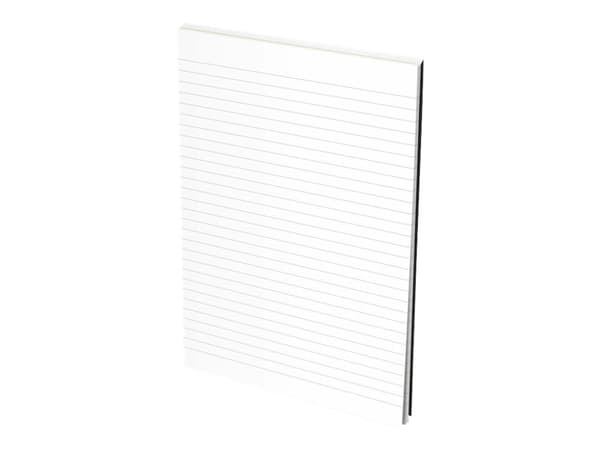 Notesblok OXFORD Office Essentials, sort, toplimet A4, linjeret