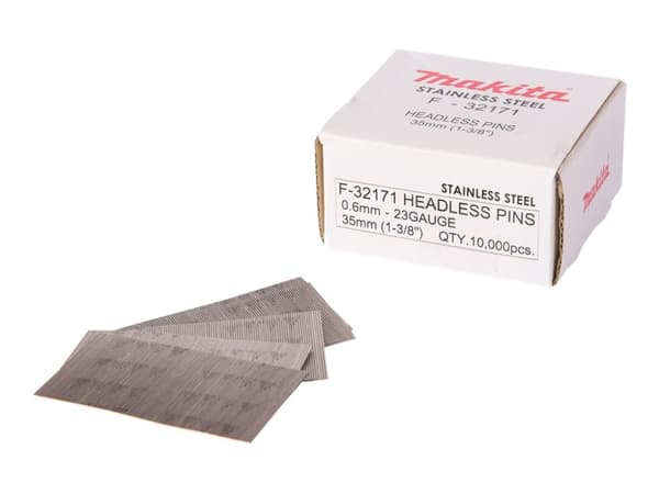 Makita - Headless pin - 10000 delar - längd: 35 mm - för LXT DPT353; XGT PT001GZ