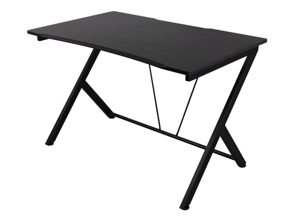 DELTACO Gaming GAM-055 - Bord - rektangulær - svart - svart sokkel