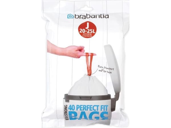 Brabantia 8710755115608, 23 l, Grå, Vit, Plast, Kina, 550 mm, 535 mm