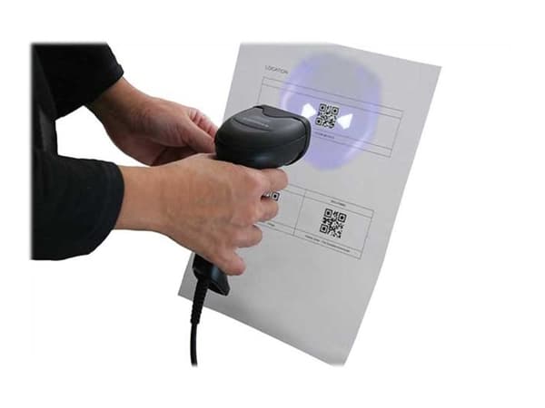 Datalogic QuickScan QD2500, Kannettava viivakoodinlukija, 1D/2D, Laser, GS1 DataBar, Han Xin, Aztec Code, Datamatriisi, QR Code, Micro QR Code, 0 - 3