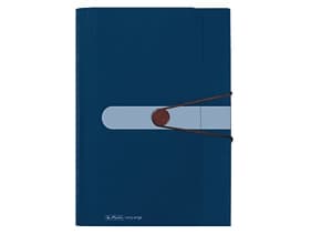 Herlitz 11411261, Polypropylen (PP), Blå, Landskap, Visittkort, Elastisk bånd, 1 stykker