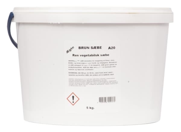 Sæbe, Brun, Fast - 5 KG