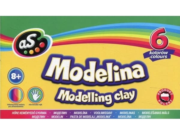Astra School Modeling Clay 6 farger AS