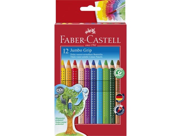 Faber-Castell Jumbo GRIP - Fargeblyant - 3.8 mm (en pakke 12)